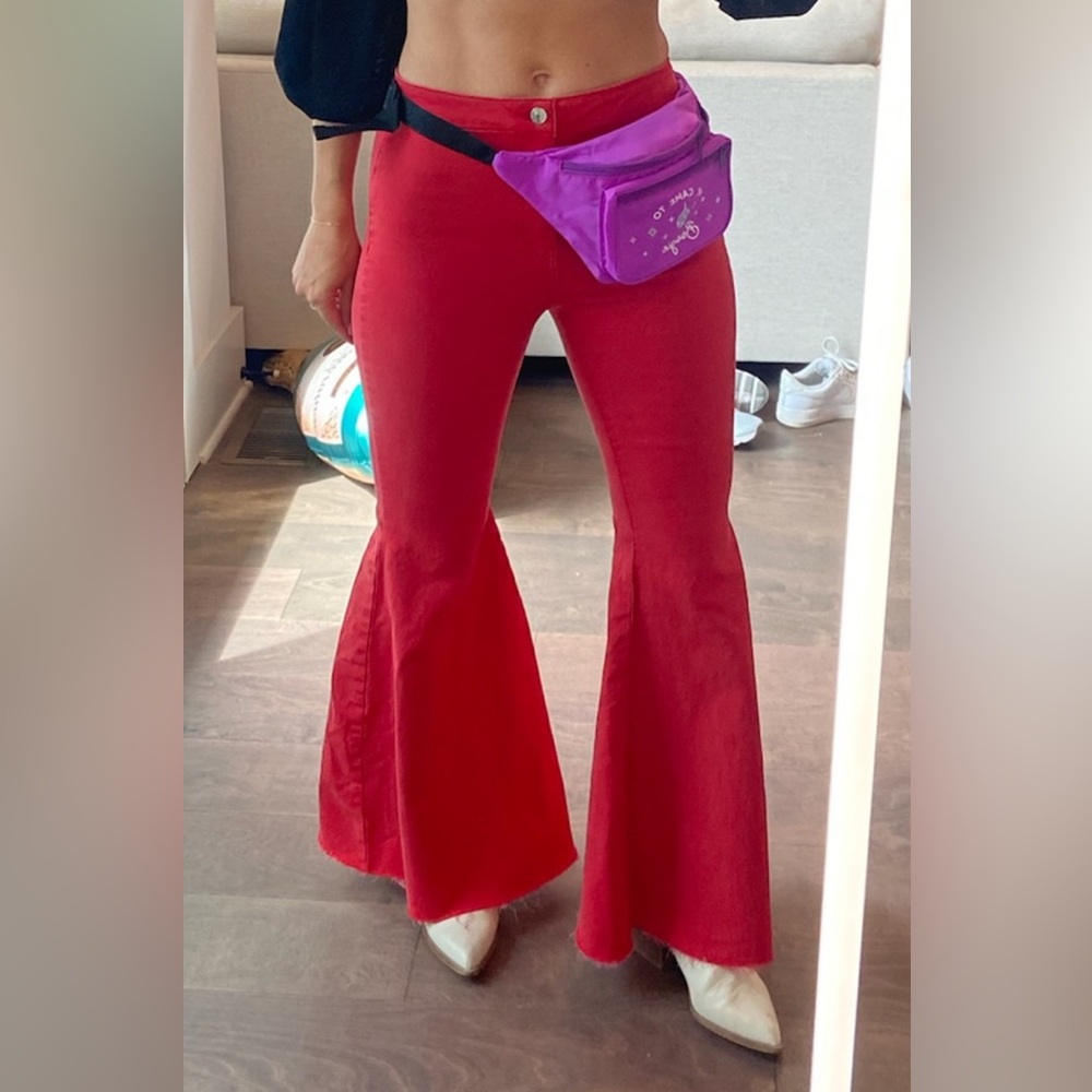 Free People Just Float On Flare Jeans